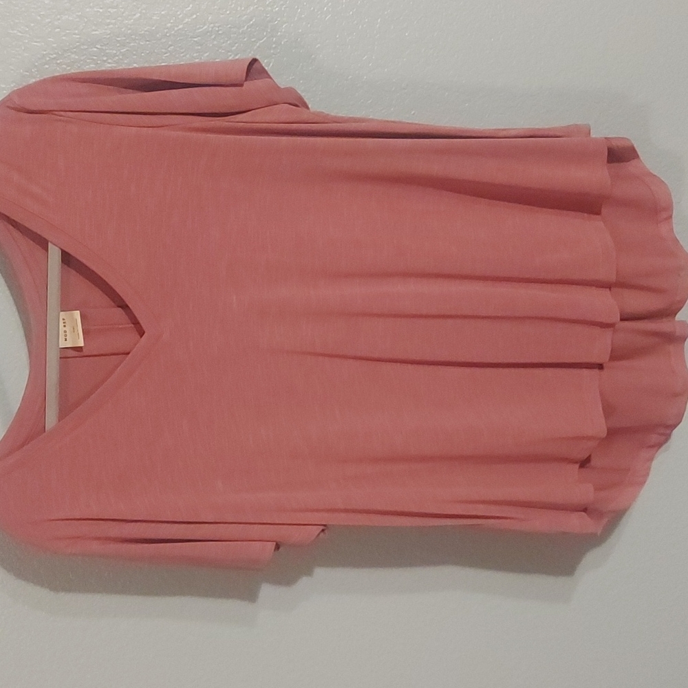 XXL v-neck Mauve Shirt